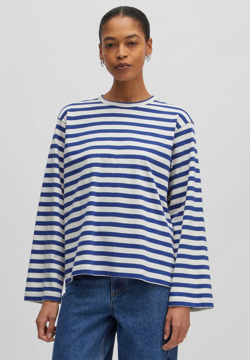 EDITED VERLEE - Longsleeve - weiß blau
