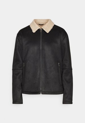 Only & Sons ONSROYCE JACKET - Casaco de pele sintética - black