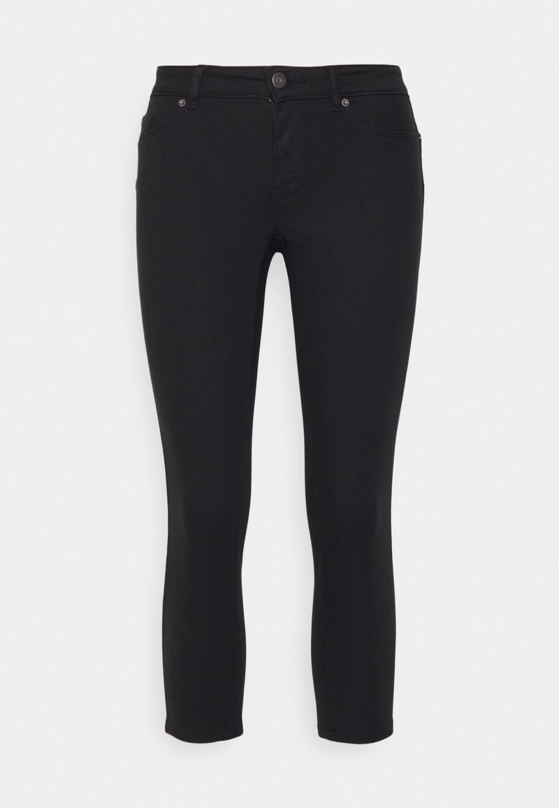 Vero Moda Petite VMHOT SEVEN PUSH PANT - Calças de ganga de corte skinny - black