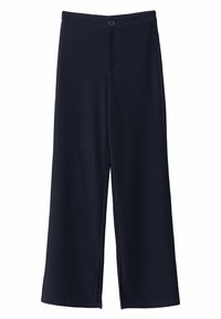 Stradivarius Tygbyxor - dark blue