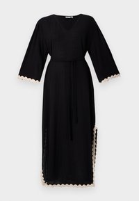 VIMANDA WAVY VNECK MIDI DRESS - Maksimekko - black beauty