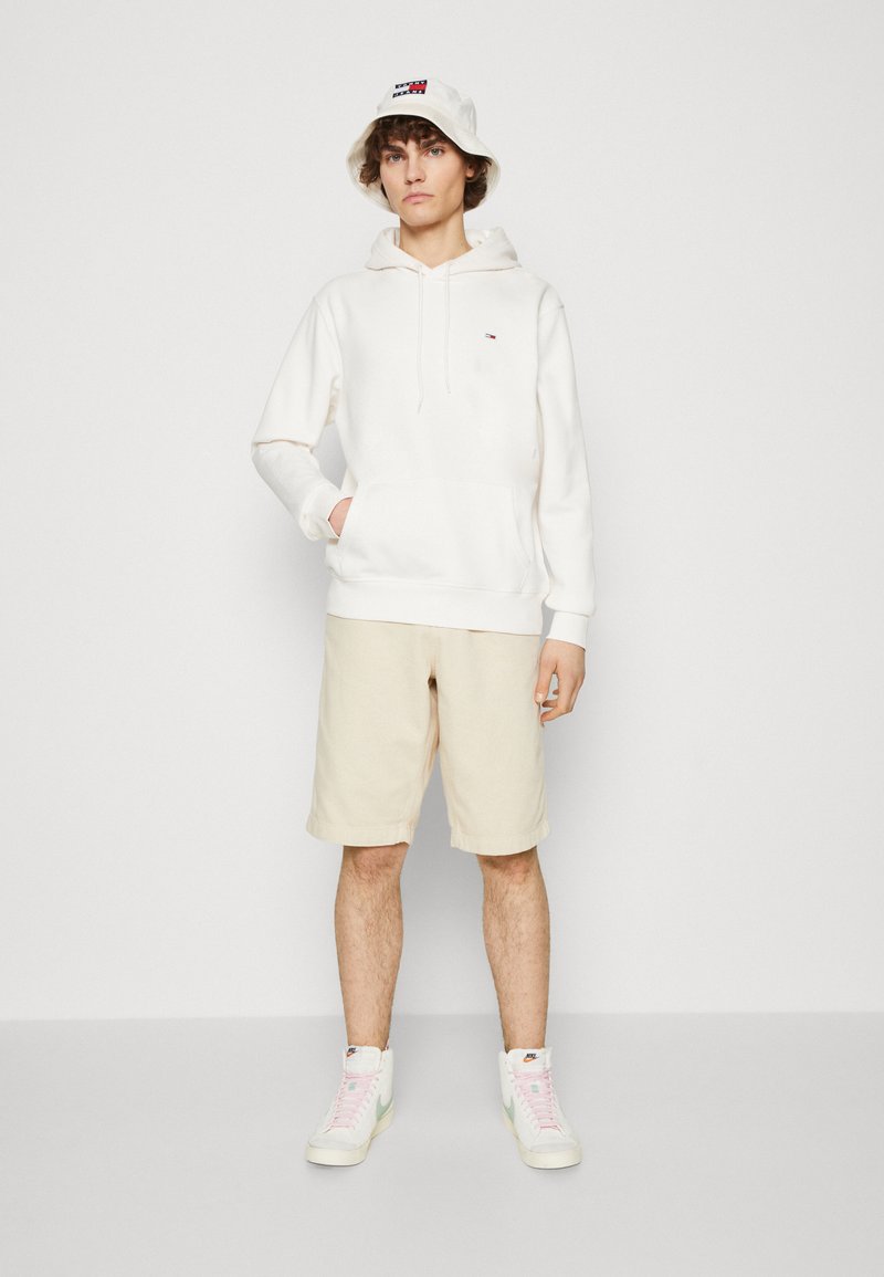 Tommy Hilfiger Jeans White Cotton Hoodie