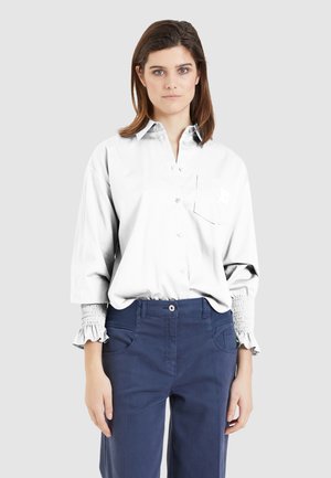 Button-down blouse - white