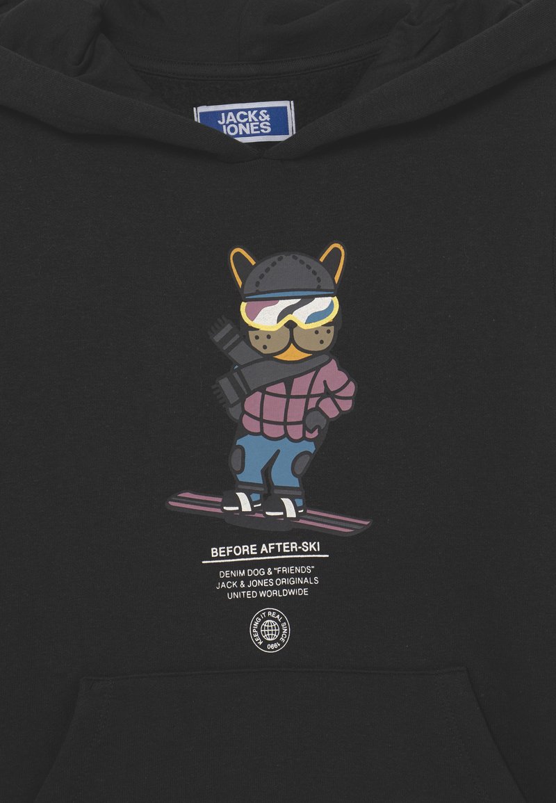 Kinder Pullover | Jack & Jones Junior JORFUNNYDOG HOOD JR Kapuzenpullover black/blau - MA16450 Kinder Pullover | Jack & Jones Junior JORFUNNYDOG HOOD JR Kapuzenpullover black/blau - MA16450