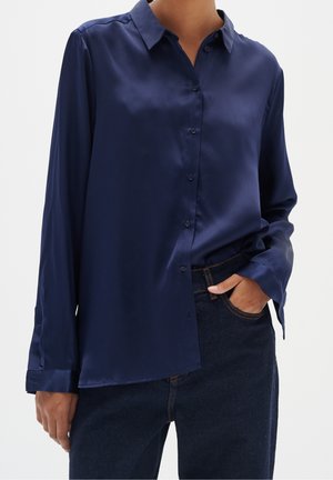 Overhemdblouse - dark blue