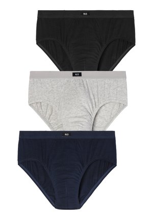 SLIP 3 PACK - Slip - marine graumeliert schwarz
