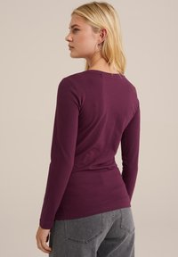 WE Fashion Langarmshirt - violet
