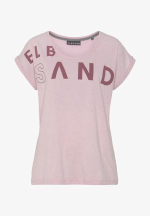 Print T-shirt - rosa