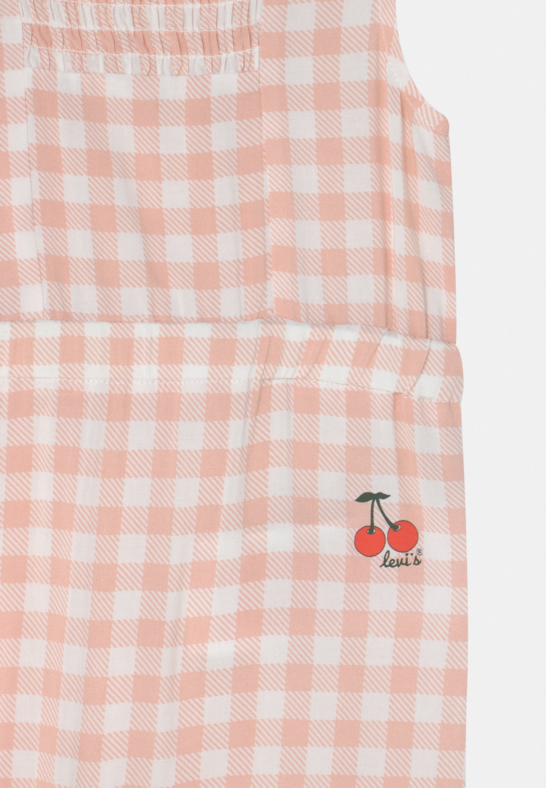 Levi's® SMOCKED - Tuta jumpsuit - pale peach/fuxia - Zalando