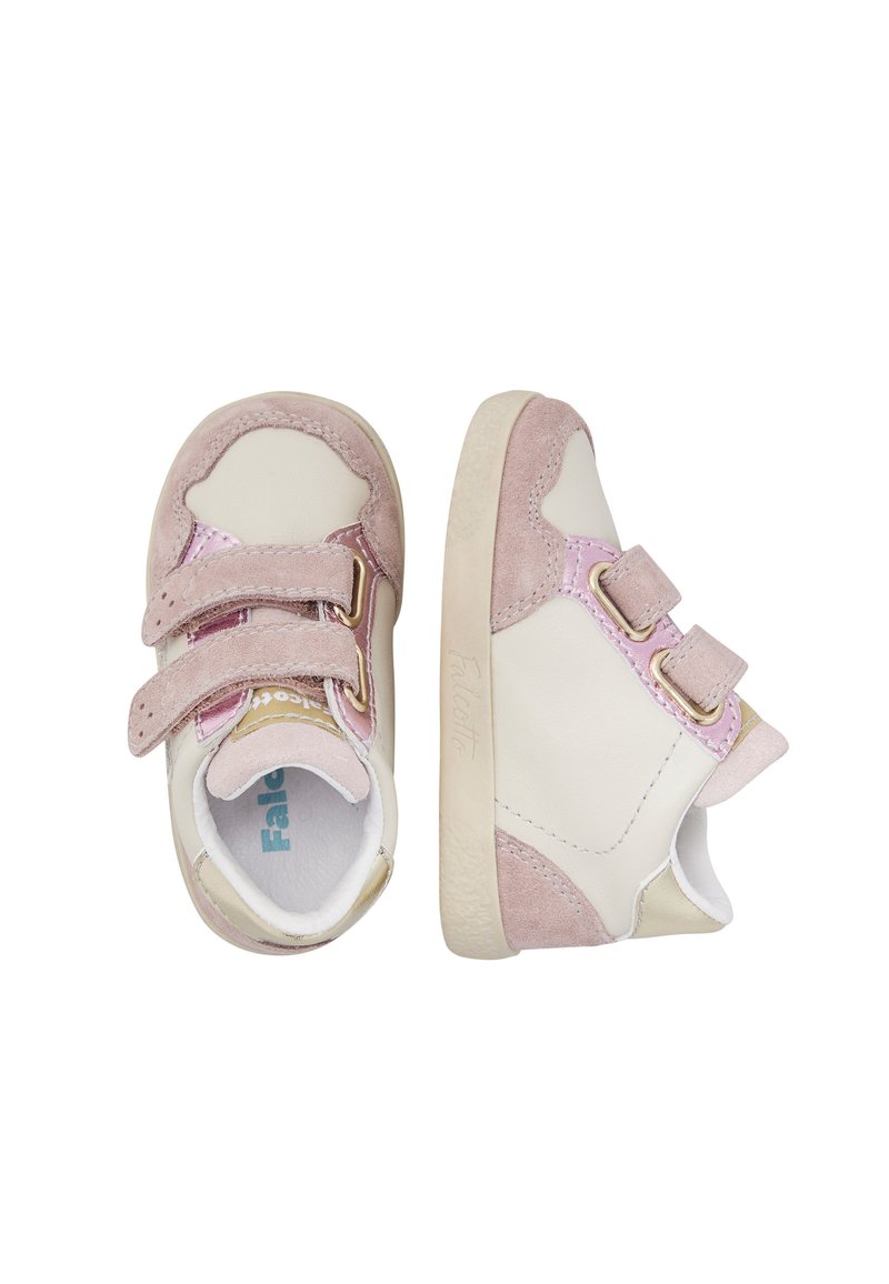 Scarpe primi passi bambina barefoot rosa-bianco dal 20 al 24