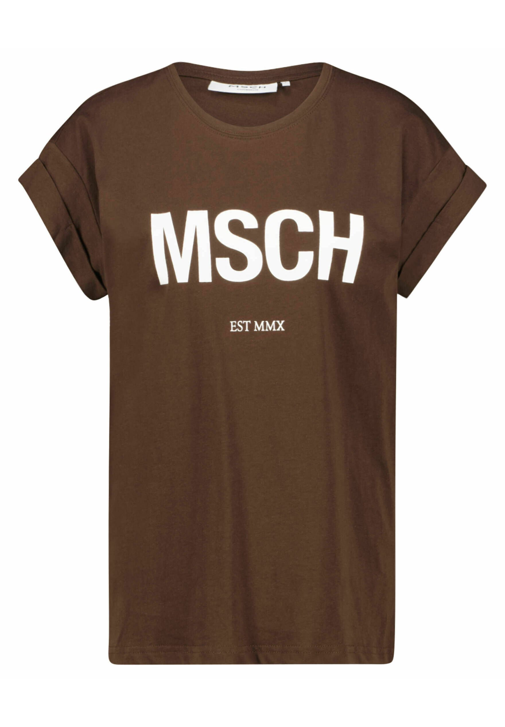 MSCH Copenhagen ALVA MSCH STD - T-Shirt print - nougat/braun 