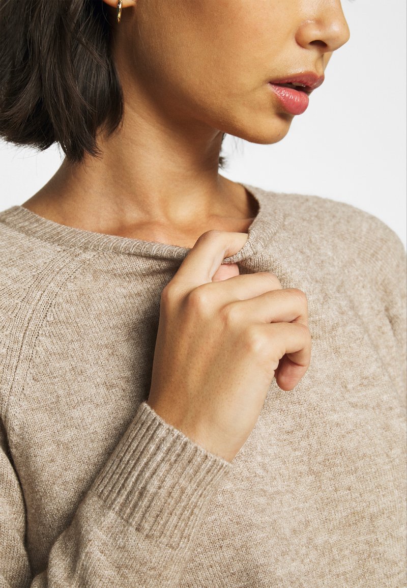 Damen Strickjacken | ONLY Petite ONLLESLY KINGS Strickpullover beige/white melange/beige - XN85807 Damen Strickjacken | ONLY Petite ONLLESLY KINGS Strickpullover beige/white melange/beige - XN85807