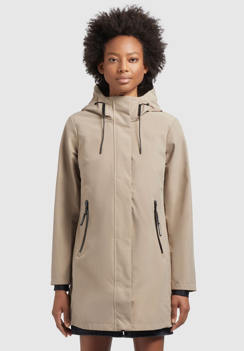 khujo IZAF - Veekindel jope - beige