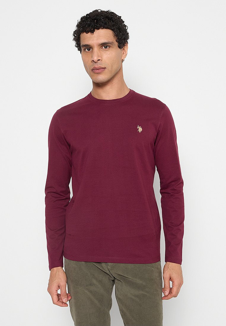 U.S. Polo Assn. Longsleeve bordeauxrood