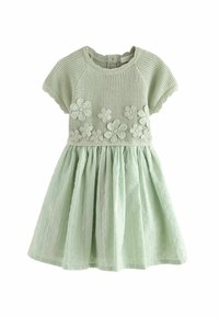 Next - FLOWER 2FER - REGULAR FIT - Vapaa-ajan mekko - mint green Pienoiskuva 1