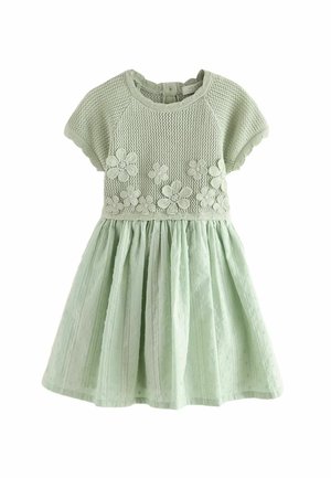 REGULAR FIT FLOWER - Vestito casual - mint green