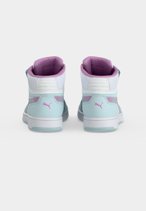 PUMA REBOUND SLAM MID FADED GLOW UNISEX - High-top trainers - aqua glow/mauve glow/white — photo 4