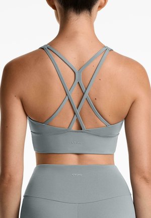 MEDIUM-SUPPORT COMFORTLUX WITH CUPS - Športni modrček s srednjo podporo - stone blue denim