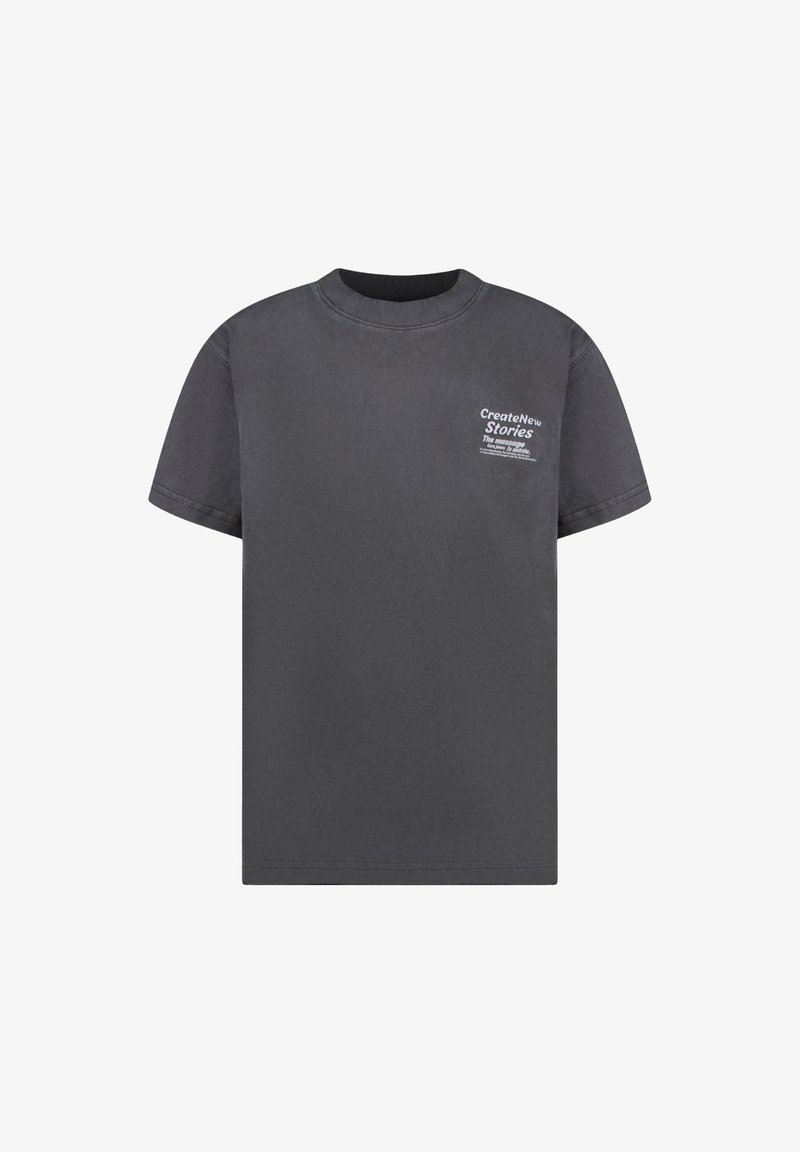 Cars Jeans LENRAL JR - T-shirt print - antra