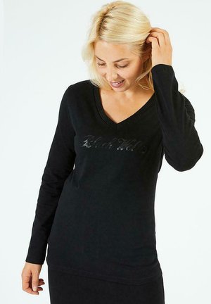 BLACK WELLIS, À MANCHES LONGUES CLASSIC COUTURE - T-shirt à manches longues - noir