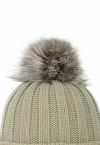 Faera WARME MIT INNENFUTTER UND BOMMEL - Beanie - hellbraun