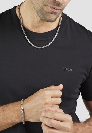 s.Oliver, KING CHAIN - Halskette - silver-coloured