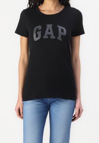 GAP Camiseta estampada - black