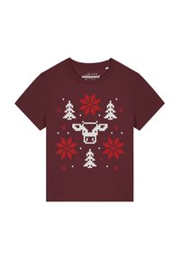 Niet geselecteerd, burgundy