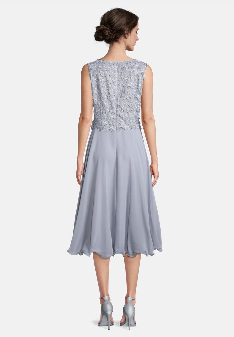 Vera Mont Cocktailkleid Festliches Kleid Light Shadow Dunkelgrau Zalando De 
