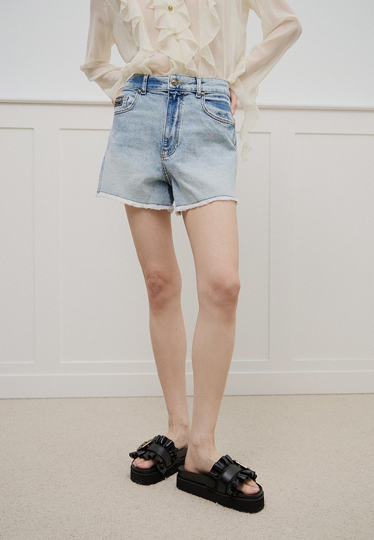 Versace Jeans Couture Jeansshort lichtblauw