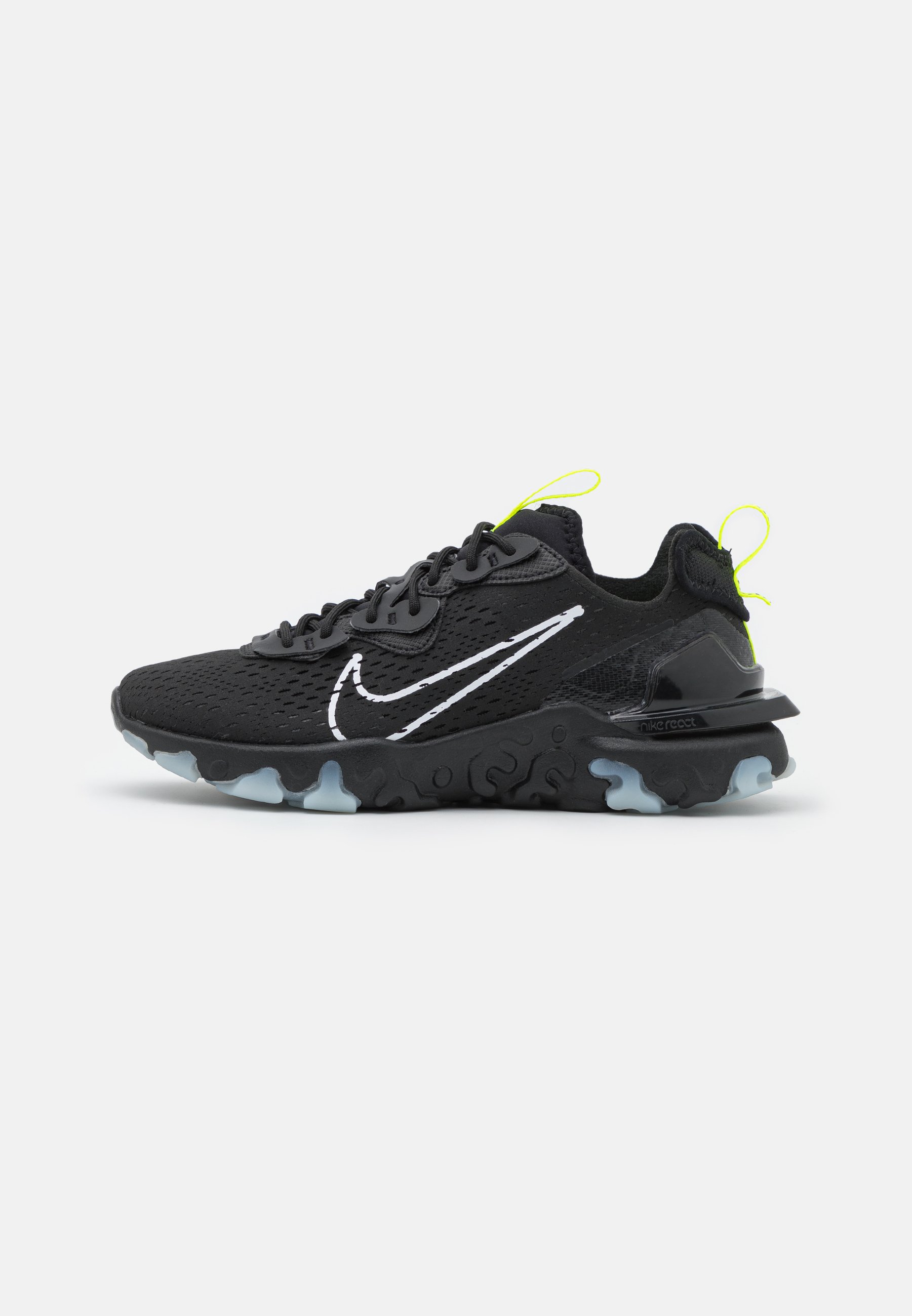 nike react vision white black volt