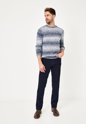PIPE 5-POCKET THERMO - Jeans Straight Leg - rinsed