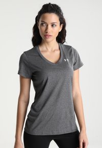 Under Armour TECH SOLID - T-Shirt basic - grey