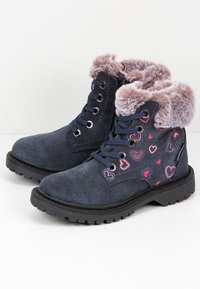 LICO Bottines à lacets - blau