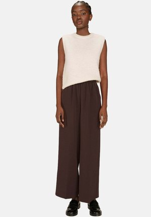 FLUIDE NOBLESSE - Pantalon classique - chocolat