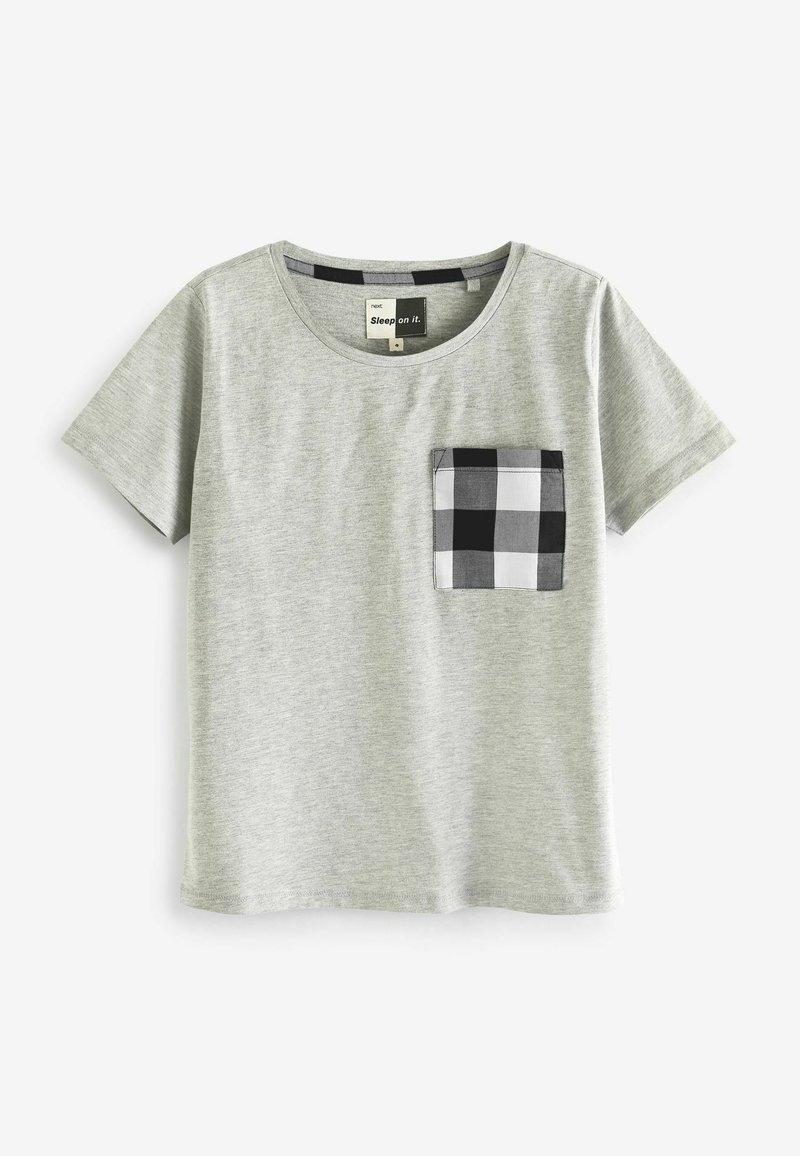 Damen Nachthemden | Next SHORT SET Pyjama grey /white check/grau - YN11439 Damen Nachthemden | Next SHORT SET Pyjama grey /white check/grau - YN11439
