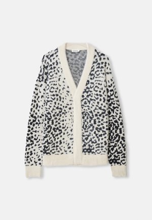 UNISEX - Kardigán - off-white/black
