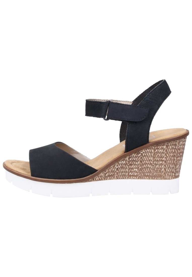 Rieker Sandali con zeppa - blue