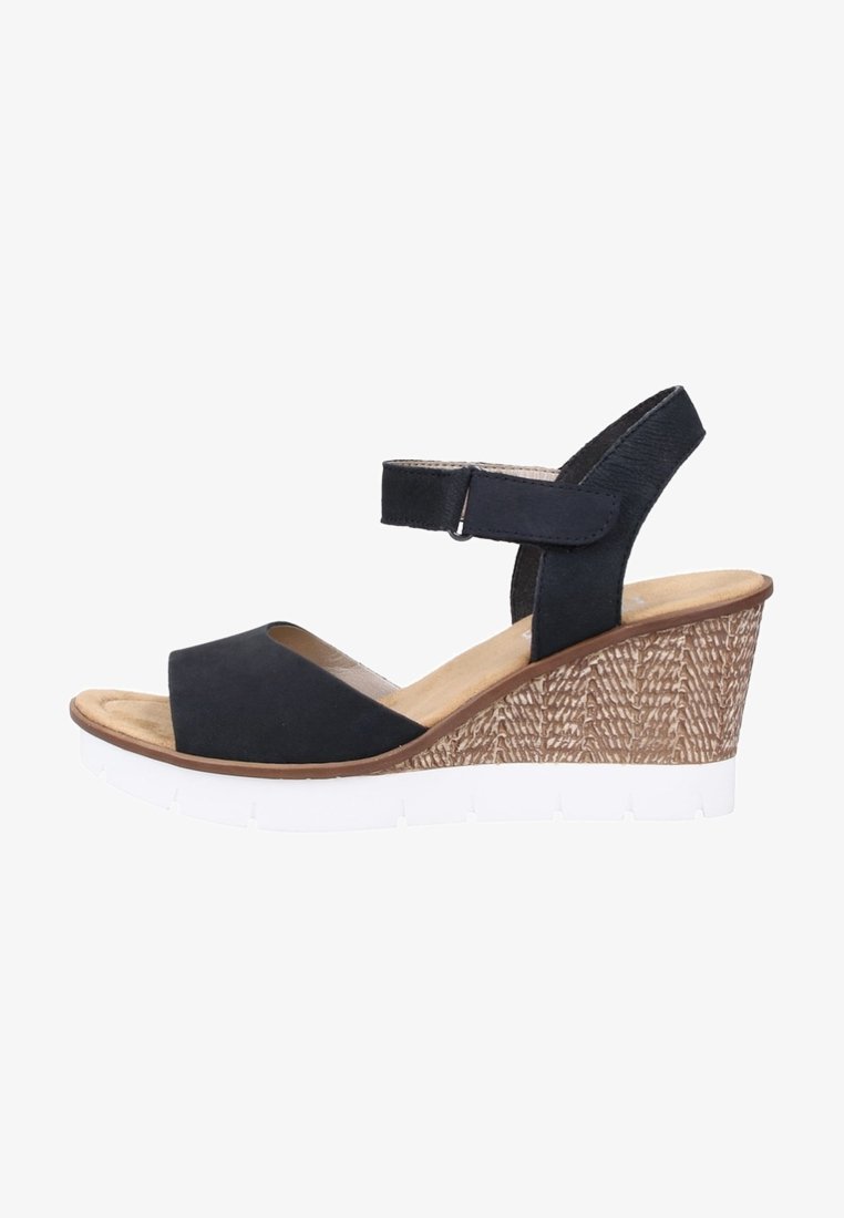 Rieker Sandali con zeppa - blue