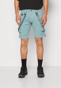 Alpha Industries - UTILITY  - Shortsit - grey blue Pienoiskuva 1