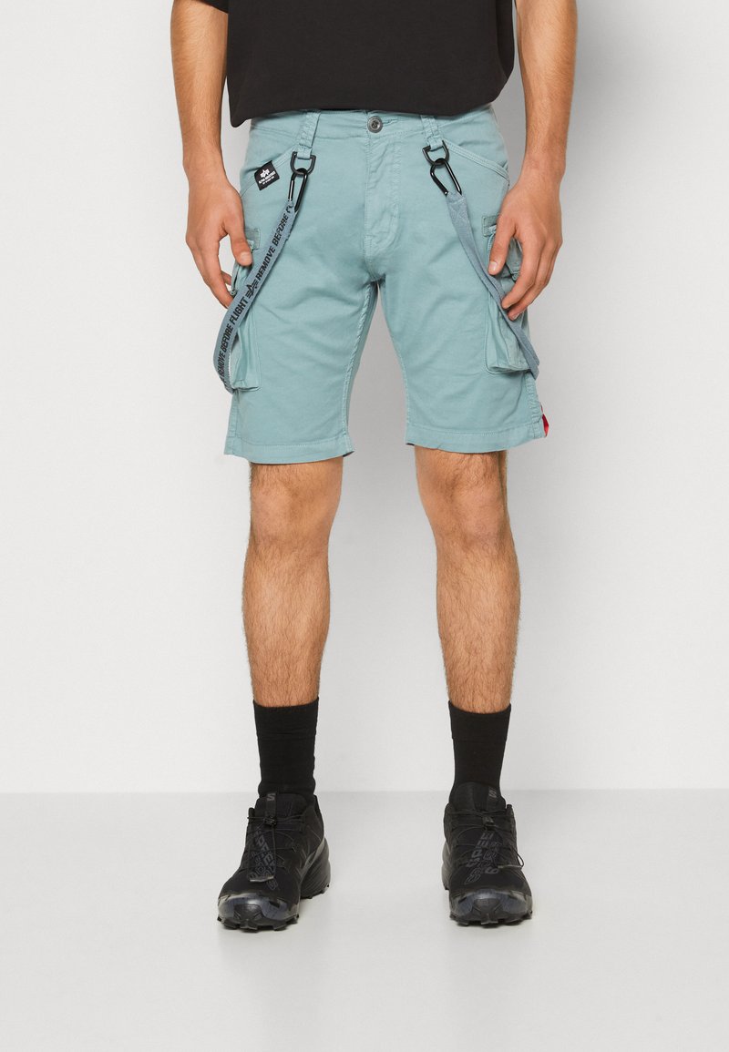 Alpha Industries - UTILITY  - Shortsit - grey blue, Suurenna