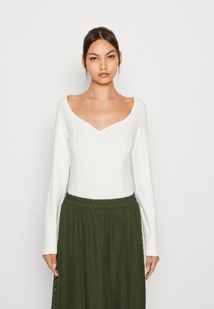 JDY JDYPINJA - Pitkähihainen paita - cloud dancer