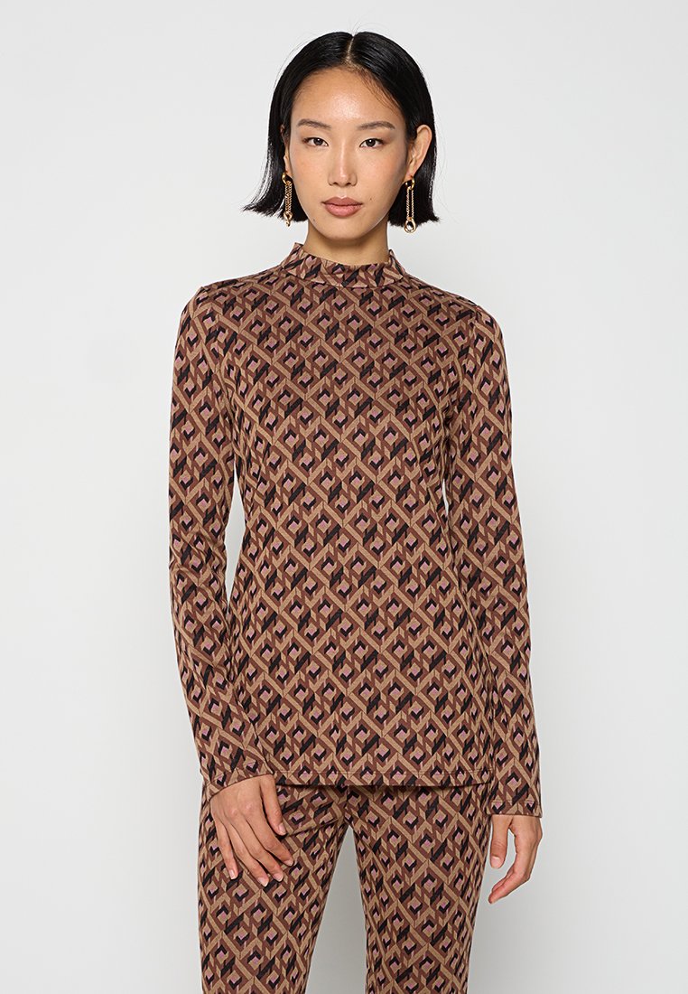 Diane von Furstenberg Blouse bruin Diane von Furstenberg Blouse bruin