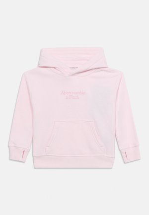 Abercrombie & Fitch ESSENTIAL LOGO UNISEX - Φούτερ με κουκούλα - cradle pink