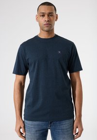 Garcia T-Shirt print - fossil blue