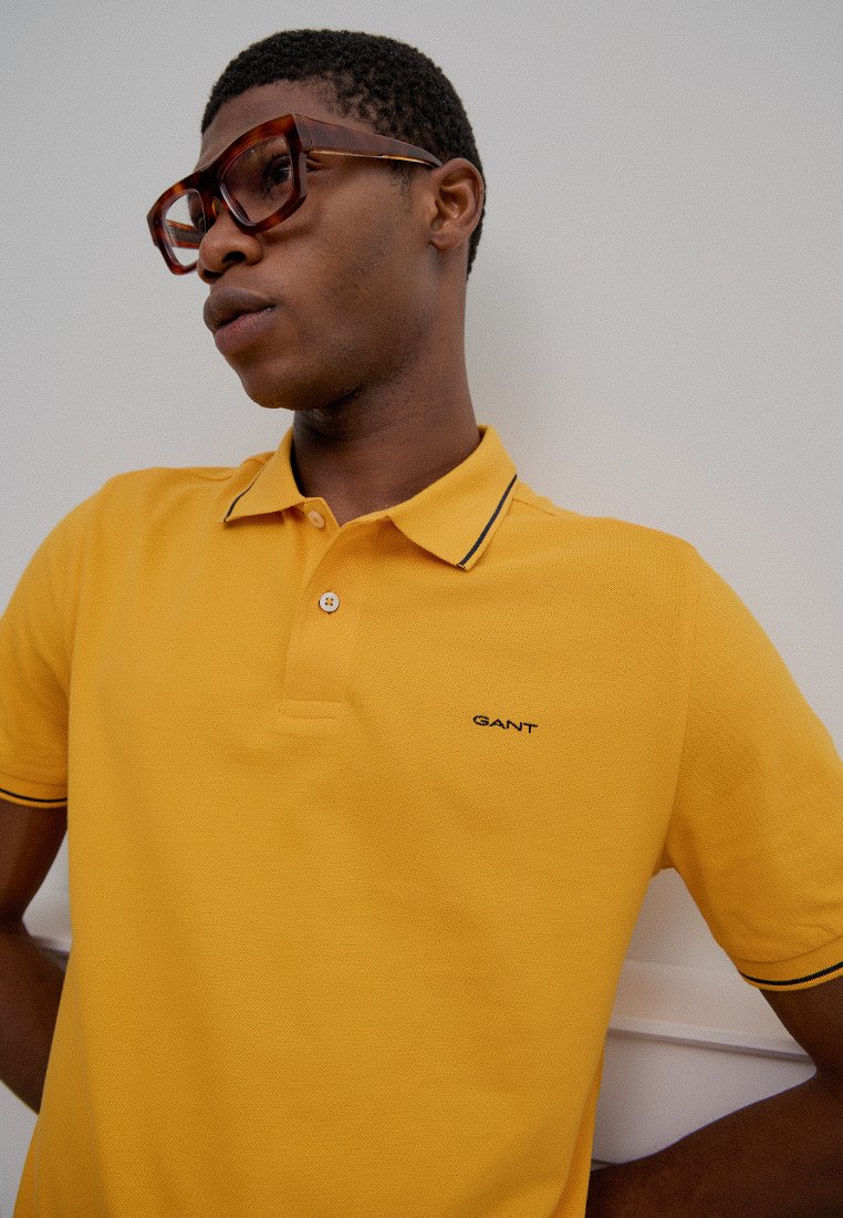 Gant Poloshirt geel Gant Poloshirt geel