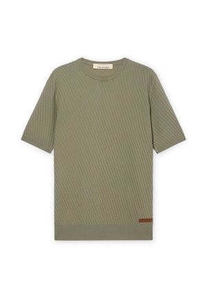 Trussardi, T-shirt basic - verde militare