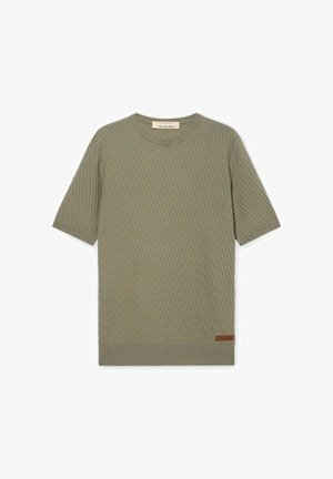 Trussardi, T-shirt basic - verde militare