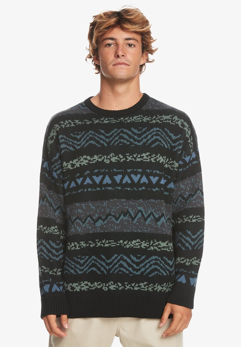 Quiksilver ELCHO SWTR KTA6 Trui tarmac playa mesa/zwart Zalando.be