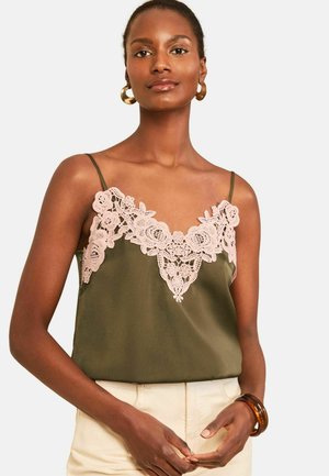Love & Roses, Top - khaki green